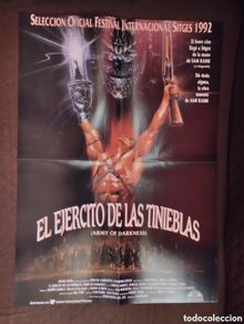 Cinéma: Cartel de Army Of Darkness (El Ejercito de las Tinieblas).